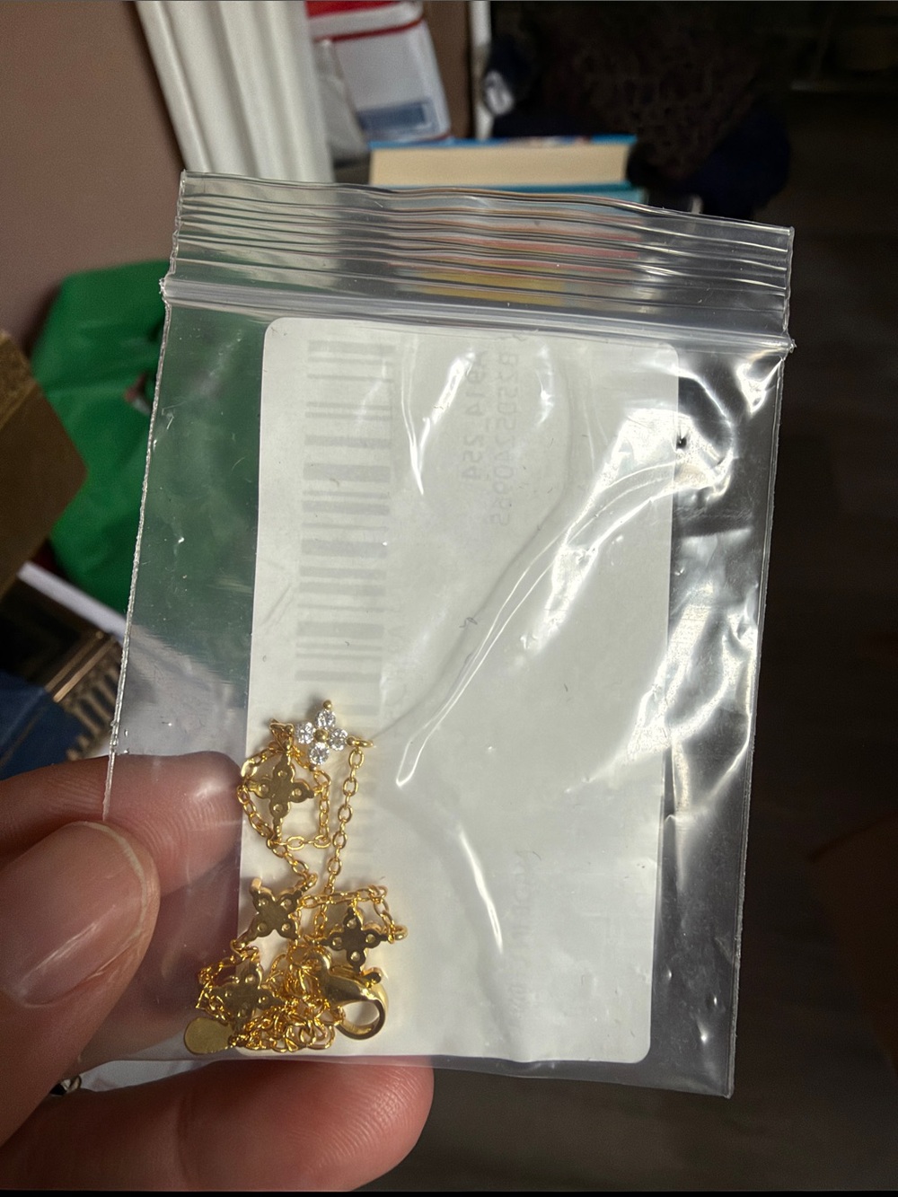 🔥$2 Gold Floral CZ Station Necklace - Women Jewelry